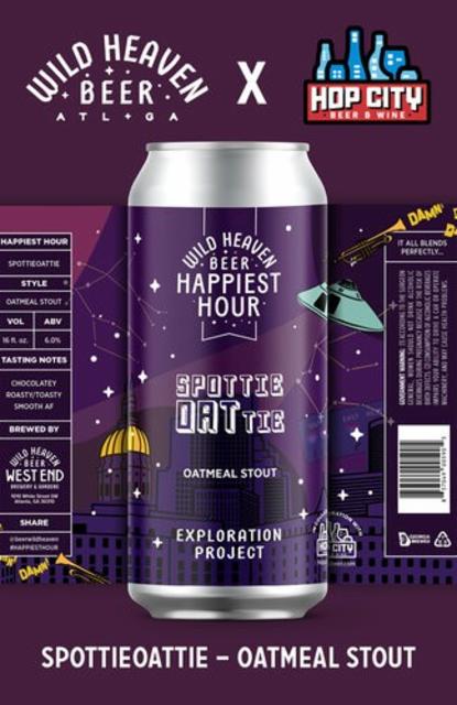 SpottieOATtie 6.0%, Wild Heaven Craft Beers, United States