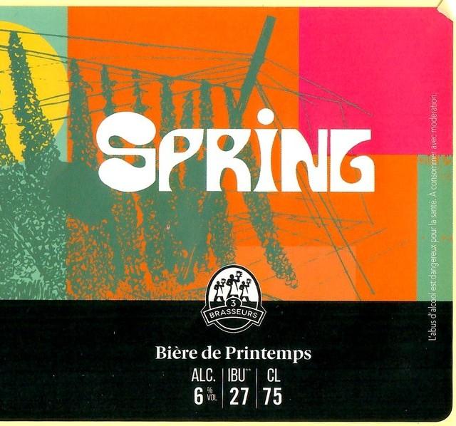 Spring 6.0%, Les 3 Brasseurs / The 3 Brewers Lille, France