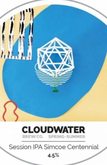 Spring•Summer Session IPA Simcoe Centennial 4.5%, Cloudwater Brew Co., England