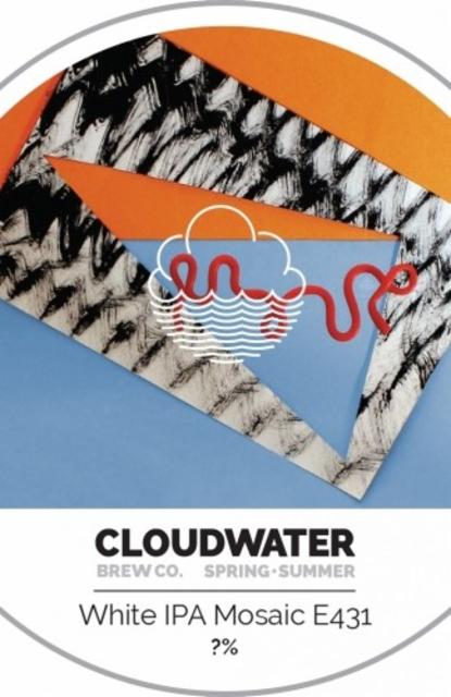 Spring•Summer White IPA Mosaic E431 6.5%, Cloudwater Brew Co., England
