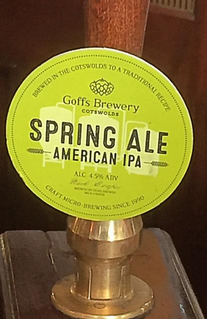 Spring Ale 4.5%, Goffs Brewery, England