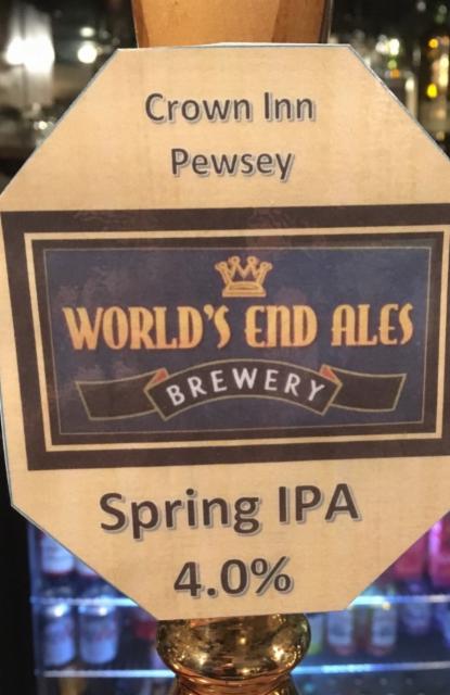 Spring IPA 4.0%, World's End Ales, England