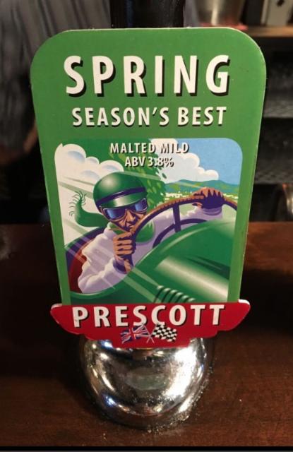 Spring Season's Best 3.8%, Prescott Ales, England