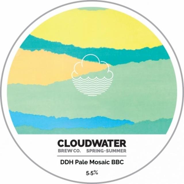 Spring•Summer DDH Pale Mosaic BBC 5.5%, Cloudwater Brew Co., England
