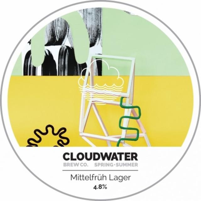Spring•Summer Mittlefrüh Lager 4.8%, Cloudwater Brew Co., England