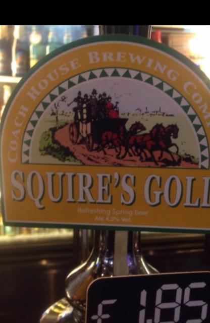 Squires Gold Spring Ale 4.2%, The Coach House Brewing Co, England