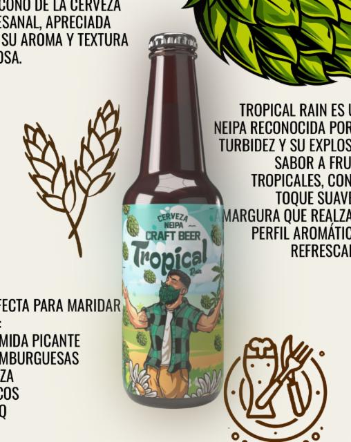 Sr. Hop Tropical Rain 6.0%, Centenario Brewing Company S.A., Panama