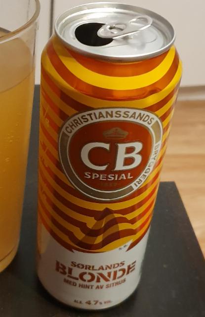 CB Spesial Sørlands Blonde 4.7%, Christianssand Brygghus, Norway
