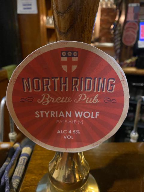 Sryrian Wolf 4.5%, North Riding Brewery, England
