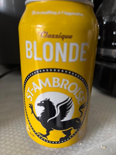 St-ambroise classique blonde, Brasserie McAuslan (St-Ambroise)