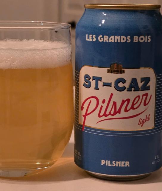 ST-CAZ Pilsner Light 4.0%, Les Grands Bois, Canada