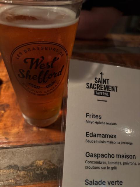 St-sacrement Blonde 5.0%, St-sacrement, Canada