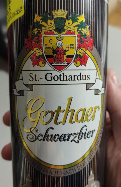 St.-Gothardus Gothaer Schwarzbier 4.9%, Stutzhäuser Brauerei, Germany
