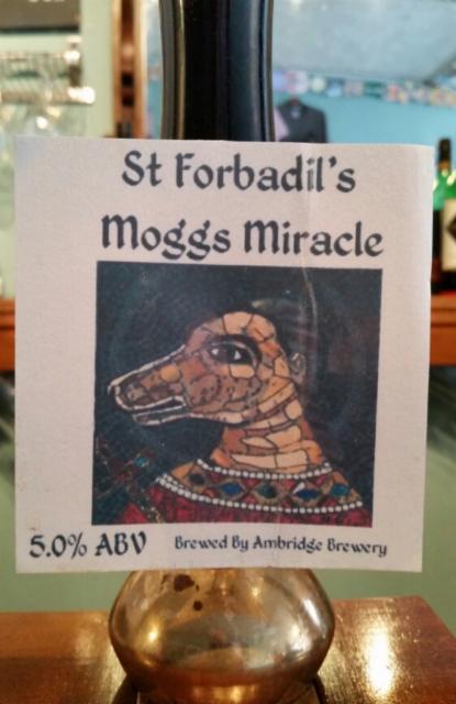 St. Forbadil's Moggs Miracle 5.0%, Ambridge Brewery, England