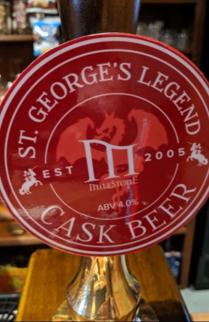 St. George's Legend 4.0%, Milestone Brewery, England