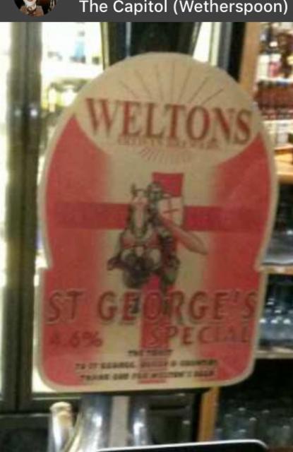 St. George's Special 4.6%, Weltons Brewery Ltd, England