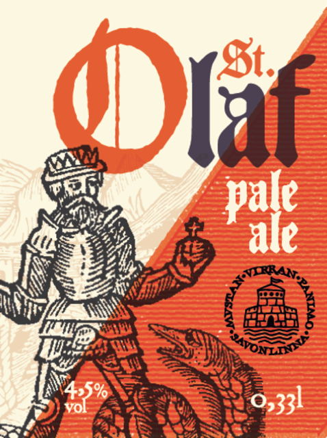 St. Olaf Pale Ale 5.5%, Olaf Brewing, Finland