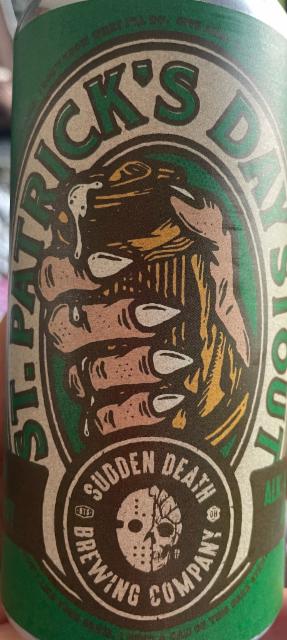 St. Patricks Day Stout 4.5%, Sudden Death Brewing Co., Germany