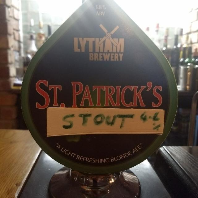 St. Patrick's Stout 4.6%, Lytham Brewery, England