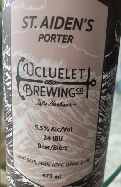 St Aiden's Porter 5.5%, Ucluelet Brewing Co., Canada