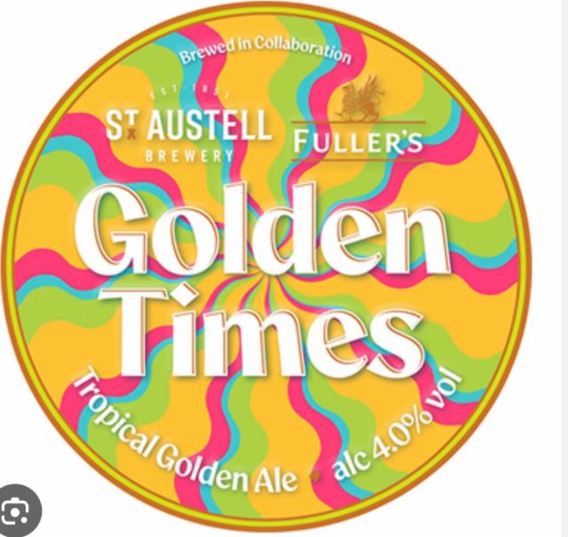 St austell golden times 4.0%, St Austell Brewery, England