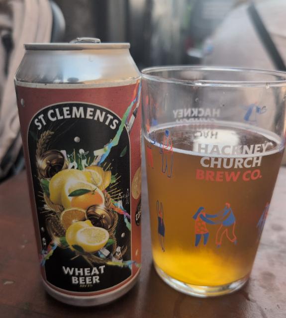 St Clements - Wheat Beer 5.0%, Hackney Church Brew Co., England