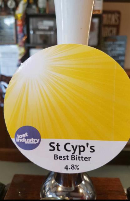 St Cyp's 4.8%, Lost Industry Brewing, England