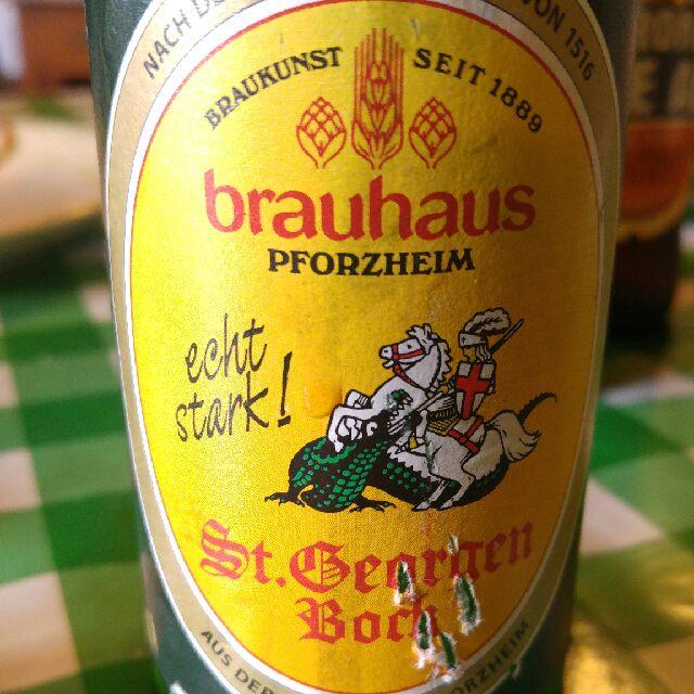 St Georgen Bock 6.3%, Brauhaus Pforzheim, Germany
