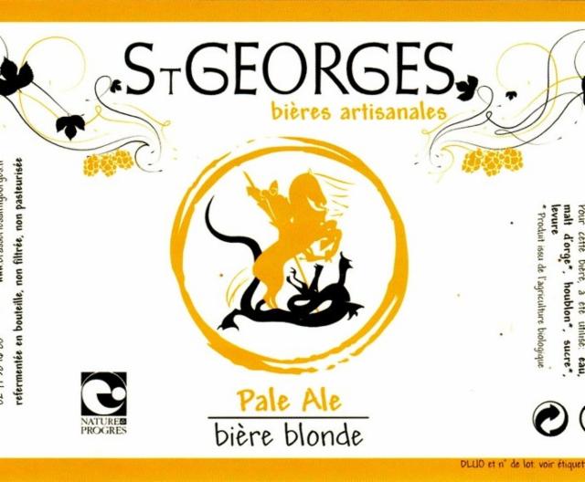 St Georges Blonde 4.4%, Brasserie Saint-Georges (Saint Georges), France