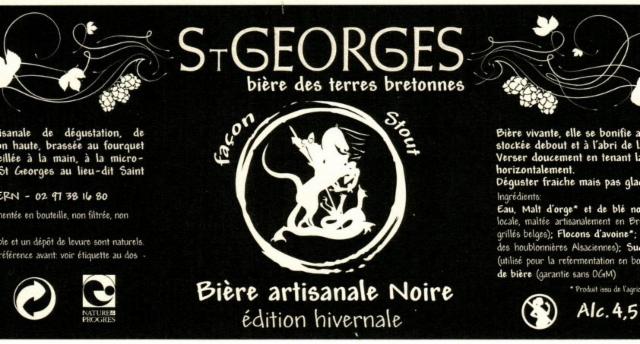St Georges Noire 4.8%, Brasserie Saint-Georges (Saint Georges), France