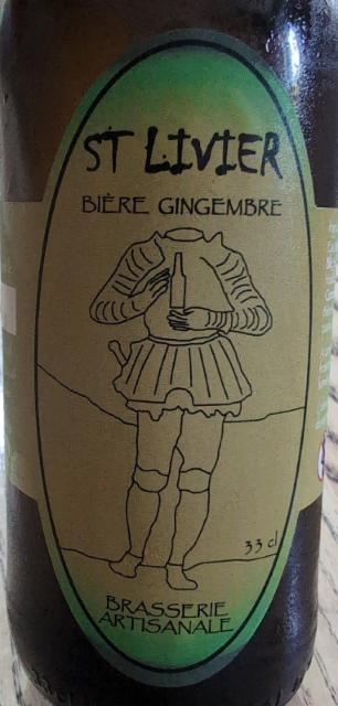 St Livier gingembre 5.8%, Brasserie St Livier, France