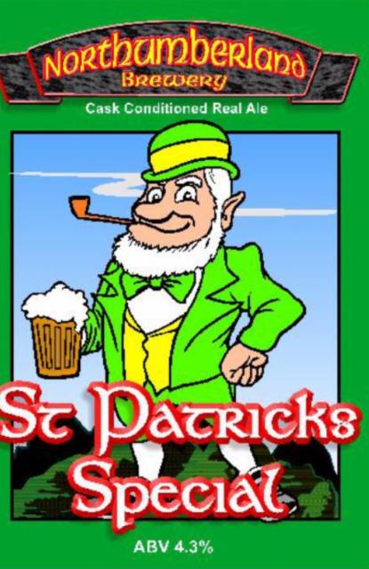 St Patricks Special 4.3%, Northumberland Brewery, England