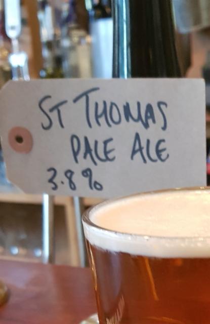 St Thomas Pale Ale 3.8%, Fat Pig Brewery, England