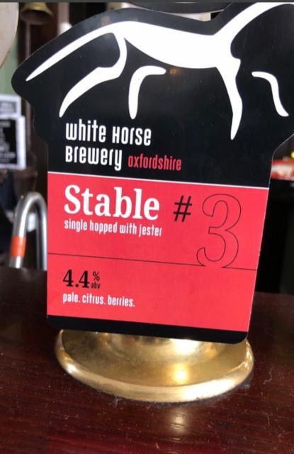 Stable #3 4.4%, White Horse Brewery, England