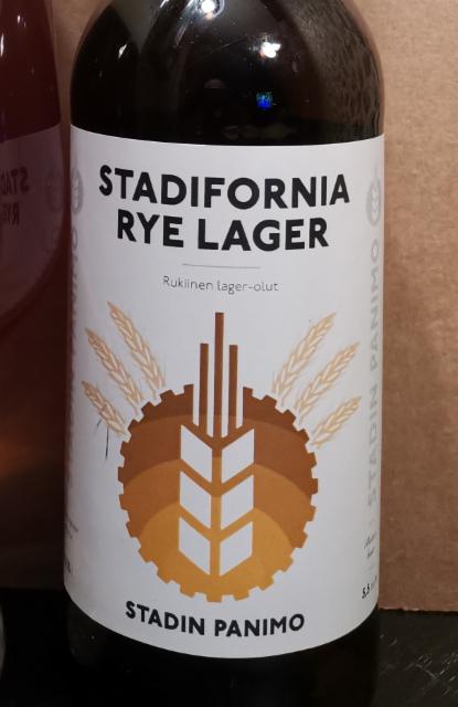 Stadifornia Rye Lager 5.5%, Stadin Panimo, Finland