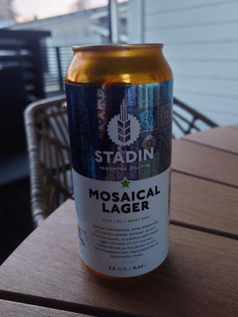 Stadin Mosaical Lager 5.3%, Vakka-Suomen Panimo, Finland