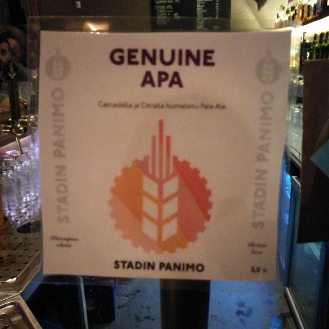 Genuine APA 5.0%, Stadin Panimo, Finland