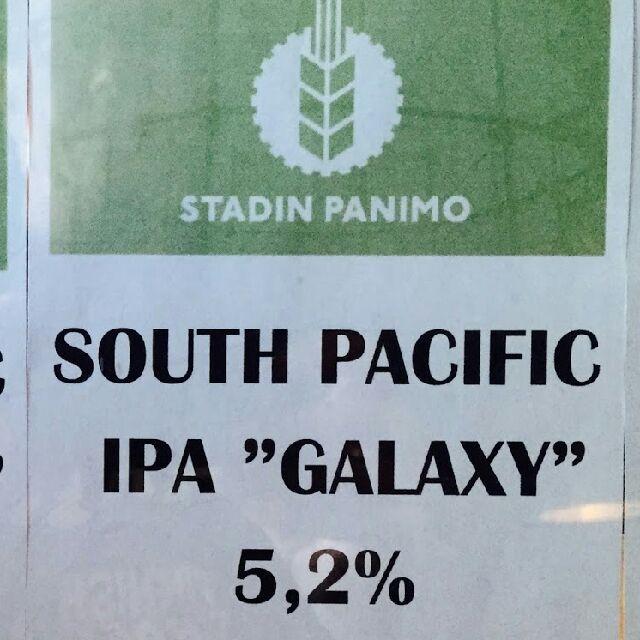 South Pacific IPA "Galaxy" 5.2%, Stadin Panimo, Finland