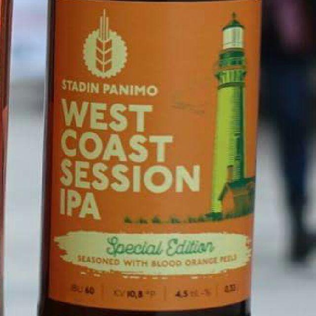 West Coast Session IPA Seasoned With Blood Orange Peel 4.5%, Stadin Panimo, Finland