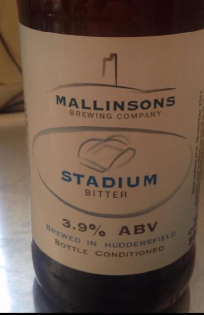 Stadium Bitter 3.9%, Mallinsons Brewing Company, England