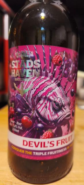 stadshaven devil's fruit 3.8%, Stadshaven Brouwerij, Netherlands