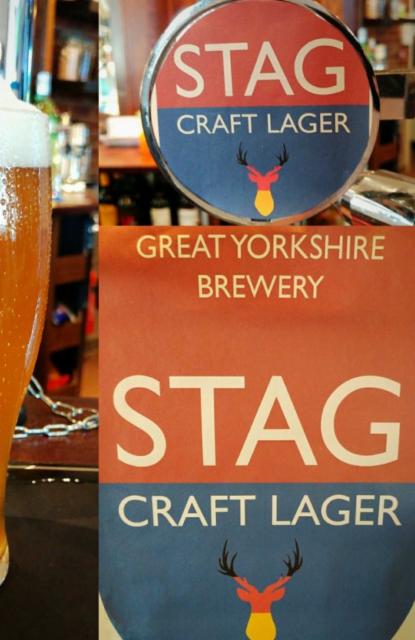 Stag Craft Lager 4.2%, The Great Yorkshire Brewery, England