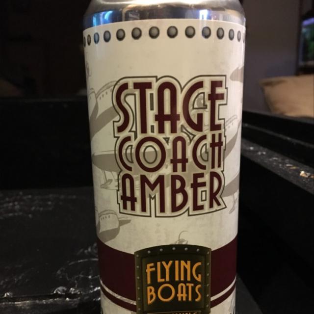Stage Coach Amber 5.5%, Flying Boats Brewing, Canada