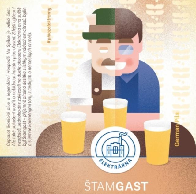 Štamgast 4.5%, Pivovar Proud (Pivovar Elektrárna), Czech Republic