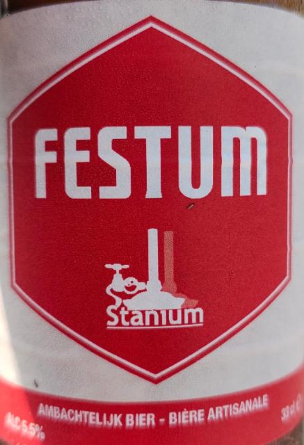 Stanium Festum 5.5%, Microbrouwerij Stanium, Belgium