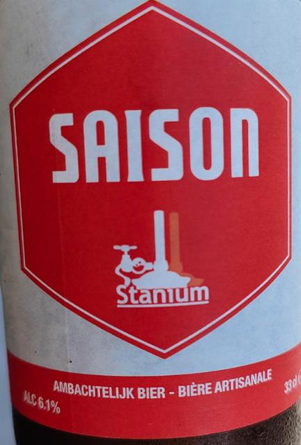 Stanium Saison 6.1%, Microbrouwerij Stanium, Belgium