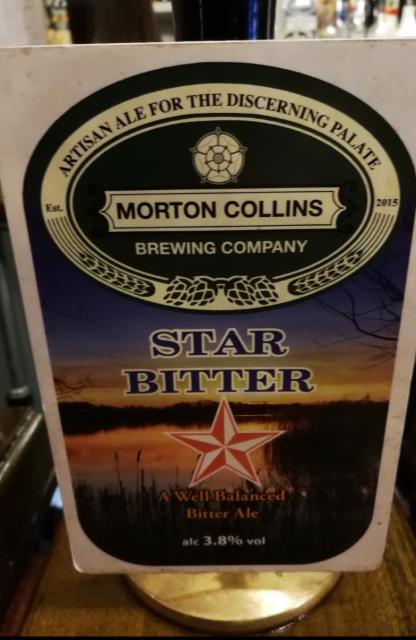 Star Bitter 3.8%, Morton Collins Brewing Company, England