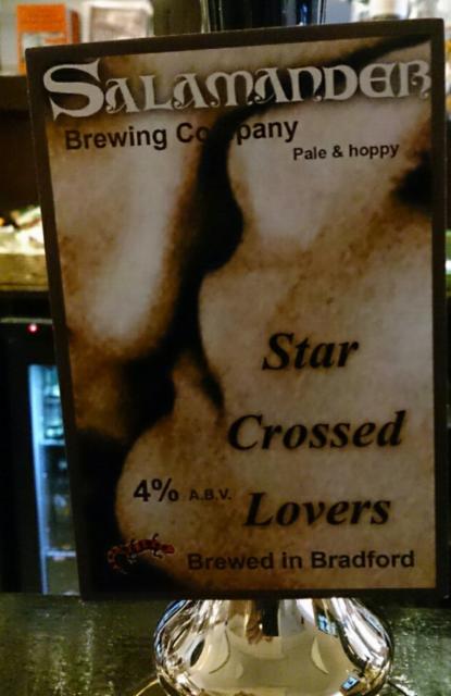 Star Crossed Lovers 4.0%, Salamander Brewing Company, England