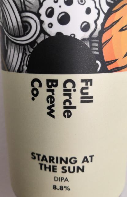 Staring At The Sun 8.8%, Full Circle Brew Co., England