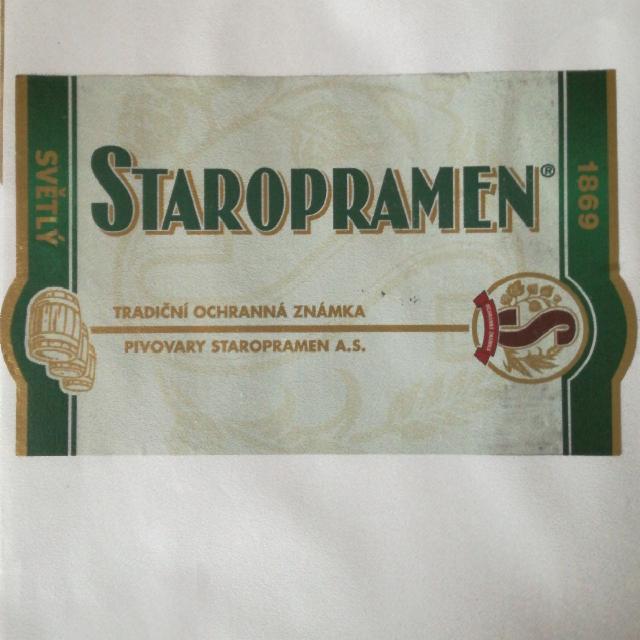 Staropramen Svétlý 4.0%, Starobrno Brewery (Heineken), Czech Republic